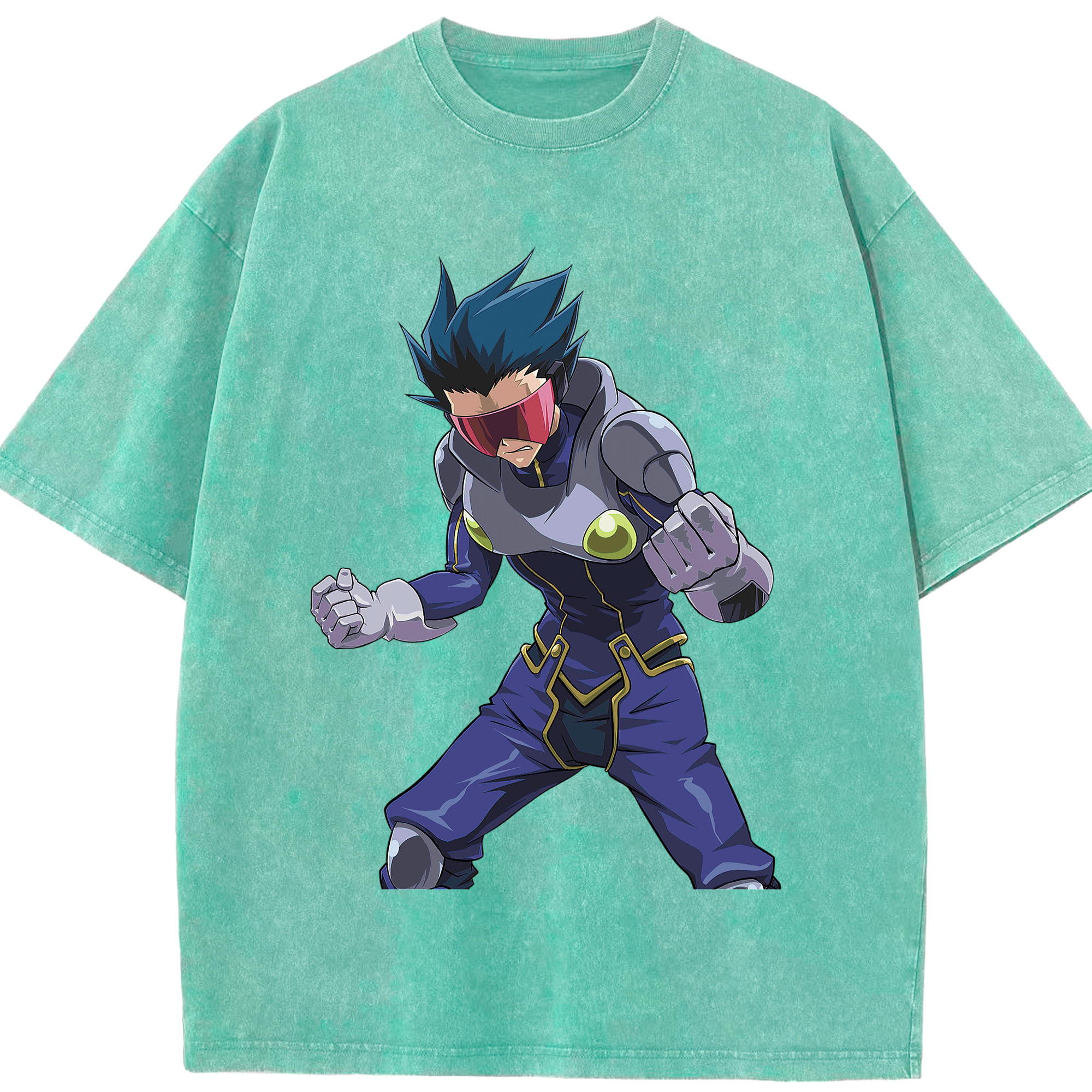 （画像用） 遊☆戯☆王 Yu-Gi-Oh! 綿100% ヴィンテージ風 半袖Tシャツ（フロントプリント）